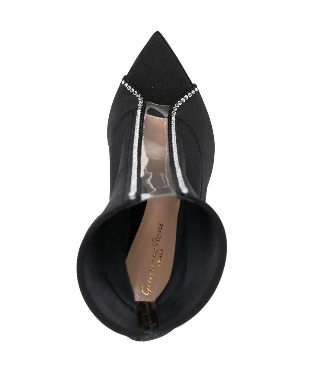Gianvito Rossi Black Crystal Hiroko Boots
