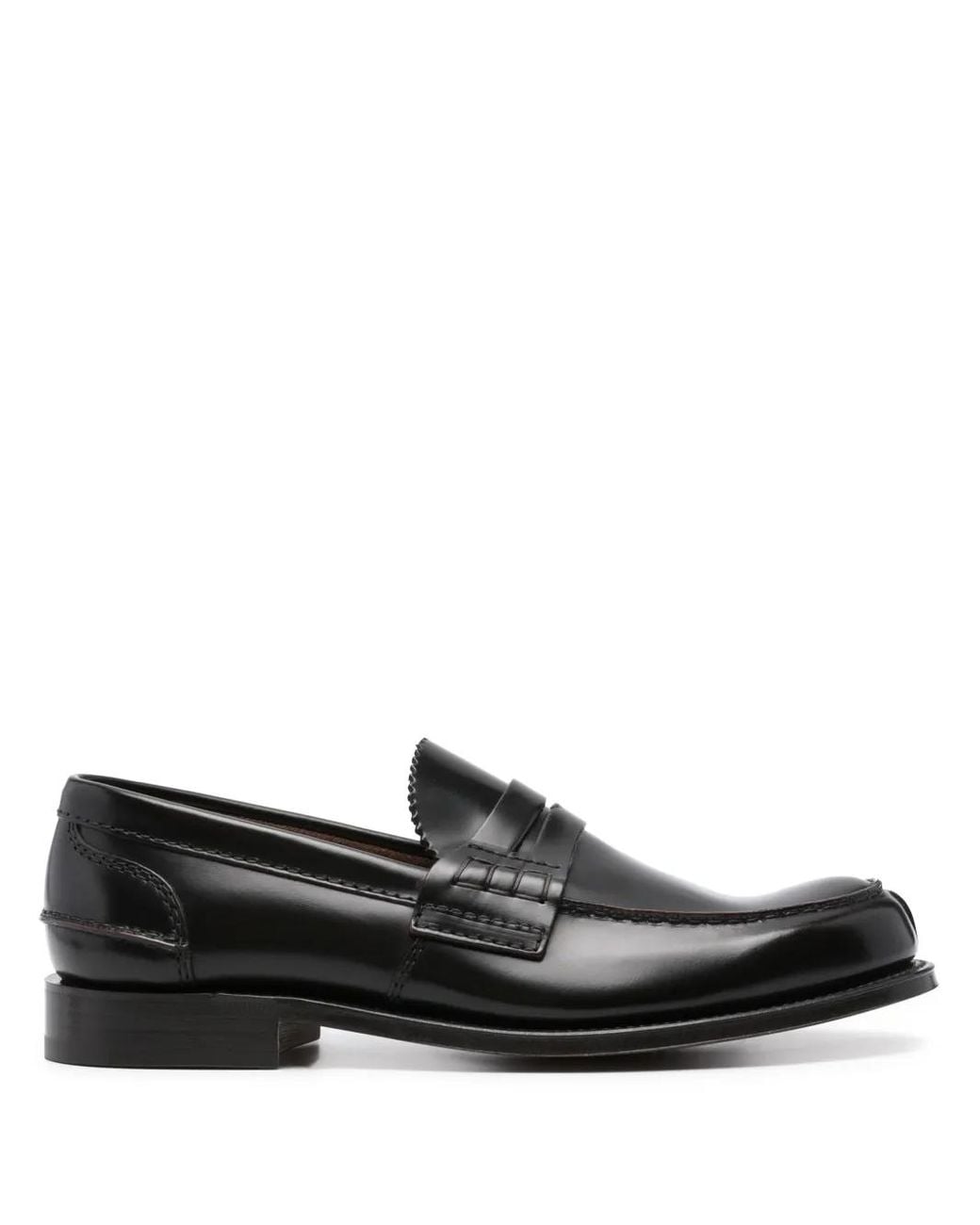 Church's Black Leather Loafers for men