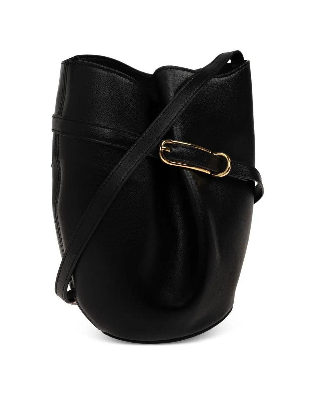 Liffner Black Leather Shoulder Bag