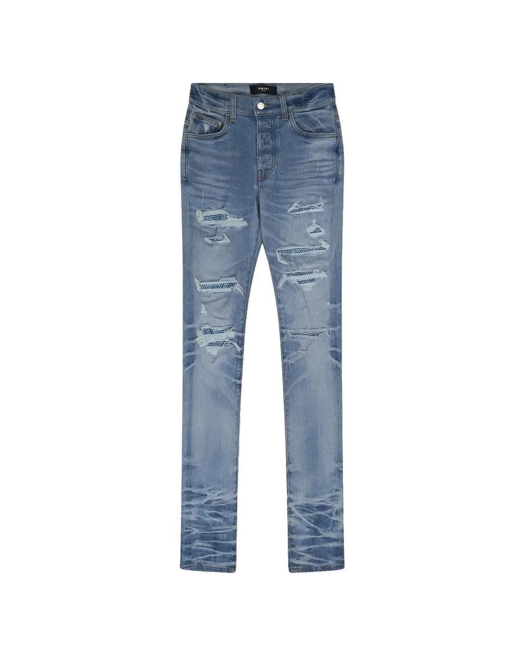 Amiri Blue Jean Crystal Thrasher for men