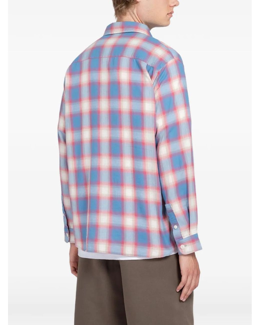 Stussy Red Chemise Beach À Carreaux