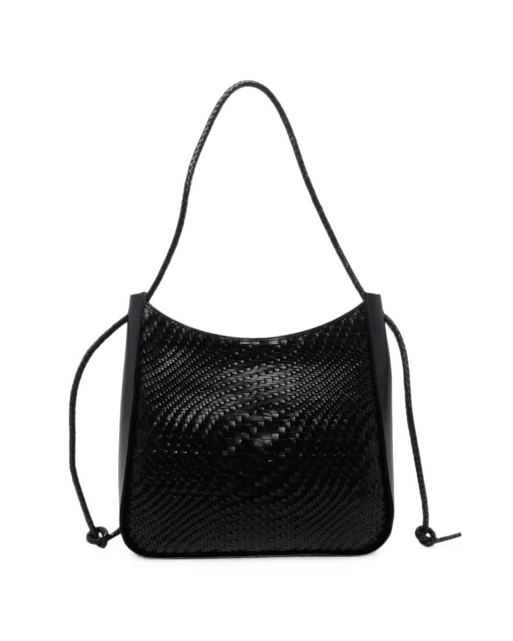 Dragon Diffusion Black Glendhu Woven Shoulder Bag