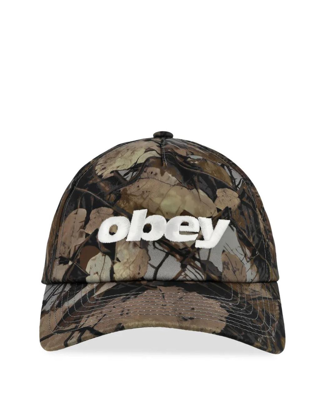 Obey Green Delta 5 Camouflage-Print Cap for men