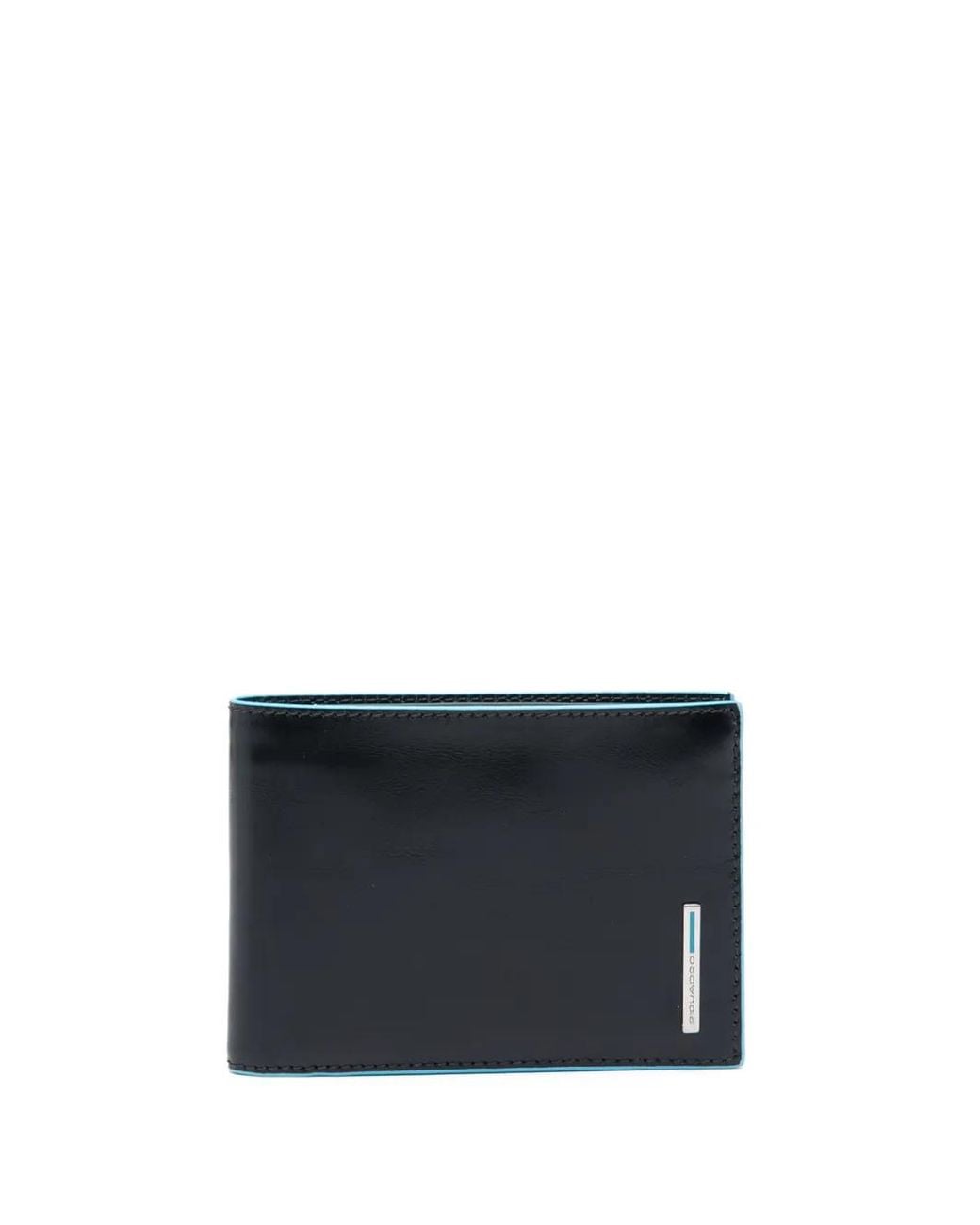 Piquadro Blue B2 Revamp Bi-Fold Wallet for men
