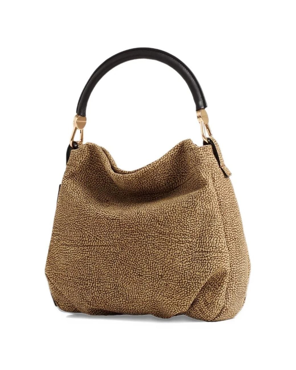 Borbonese Brown Small Bice Shoulder Bag
