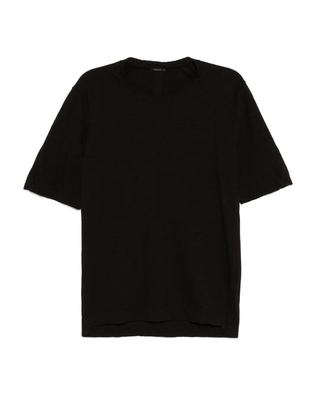 Transit Black Short-Sleeved T-Shirt for men