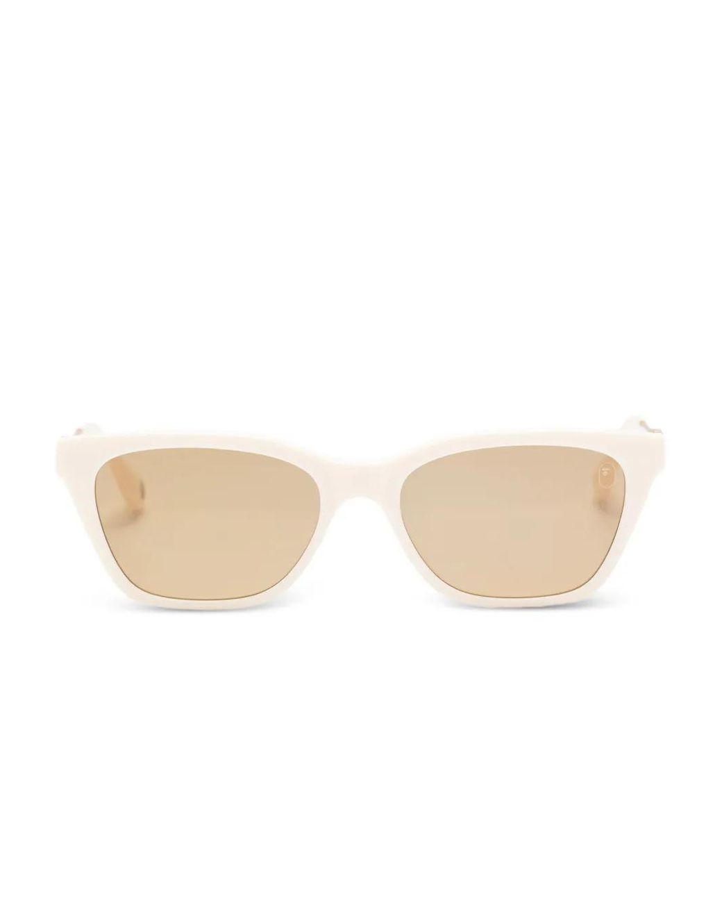 A Bathing Ape White Logo-Plaque Sunglasses for men