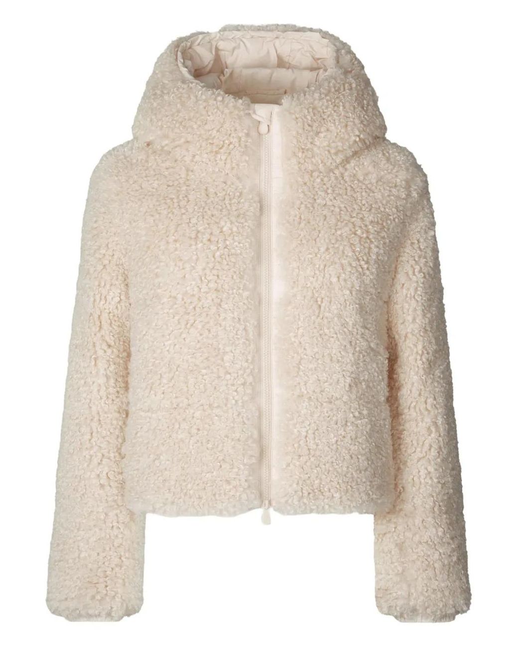 Save The Duck Natural Hooded Zip Jacket