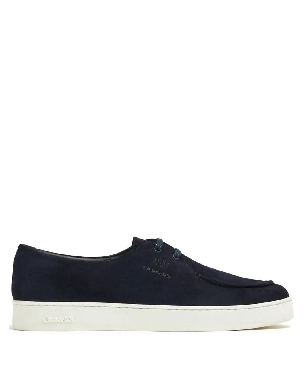 Church's Blue Longsight 2 Suede Sneakers for men