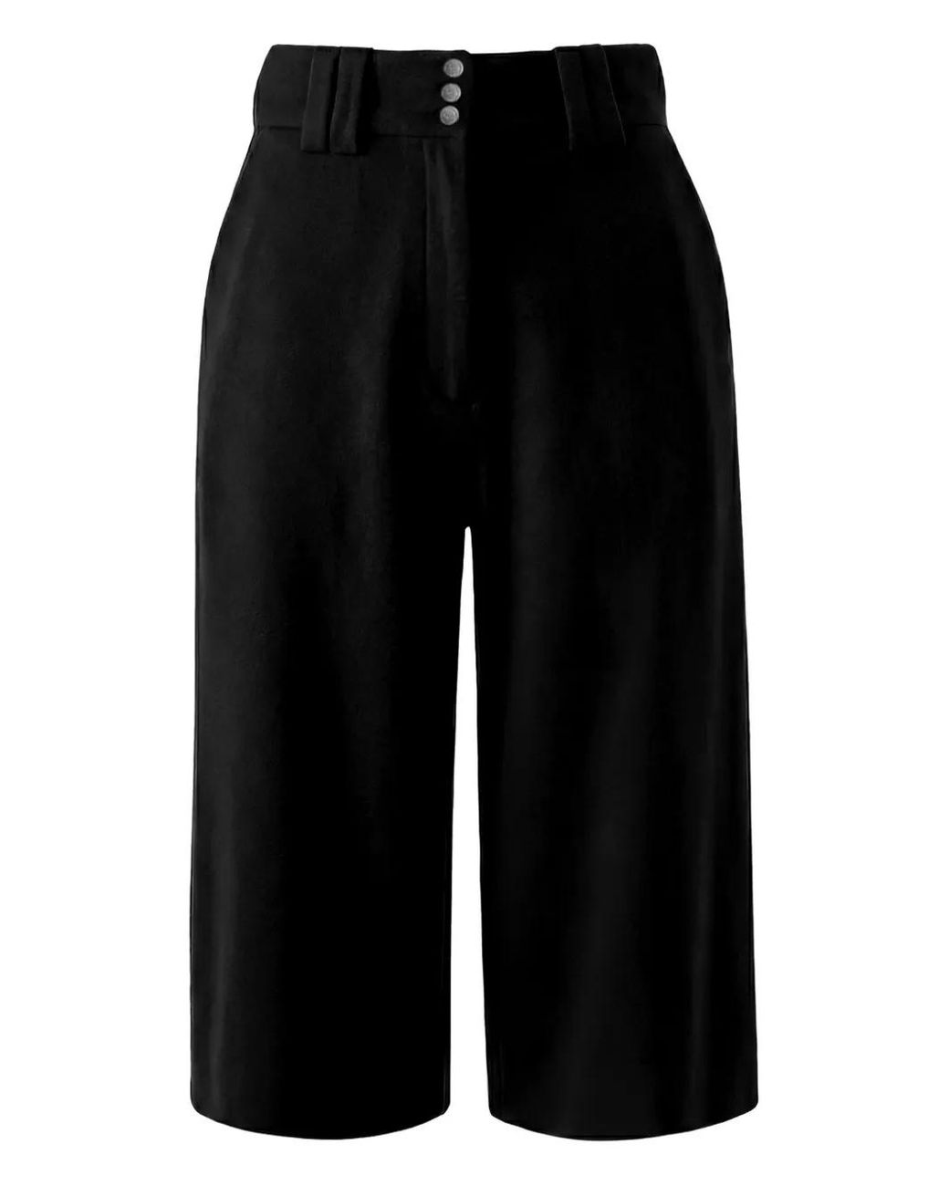Vestiaire d'un Oiseau Libre Black Button-Up Trousers