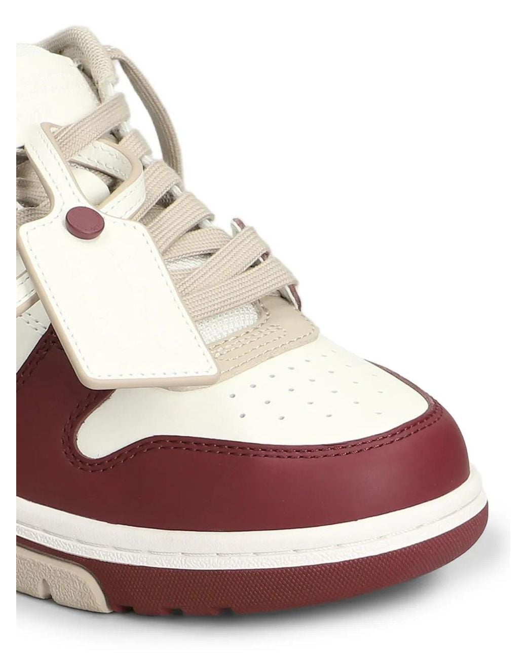 Off-White c/o Virgil Abloh Pink Logo-Patch Sneakers