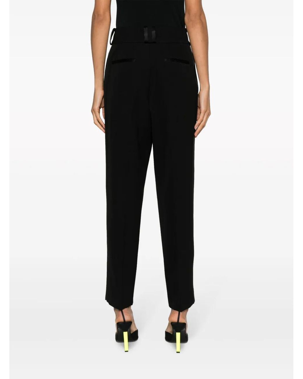 Moschino Cropped Broek in het Black
