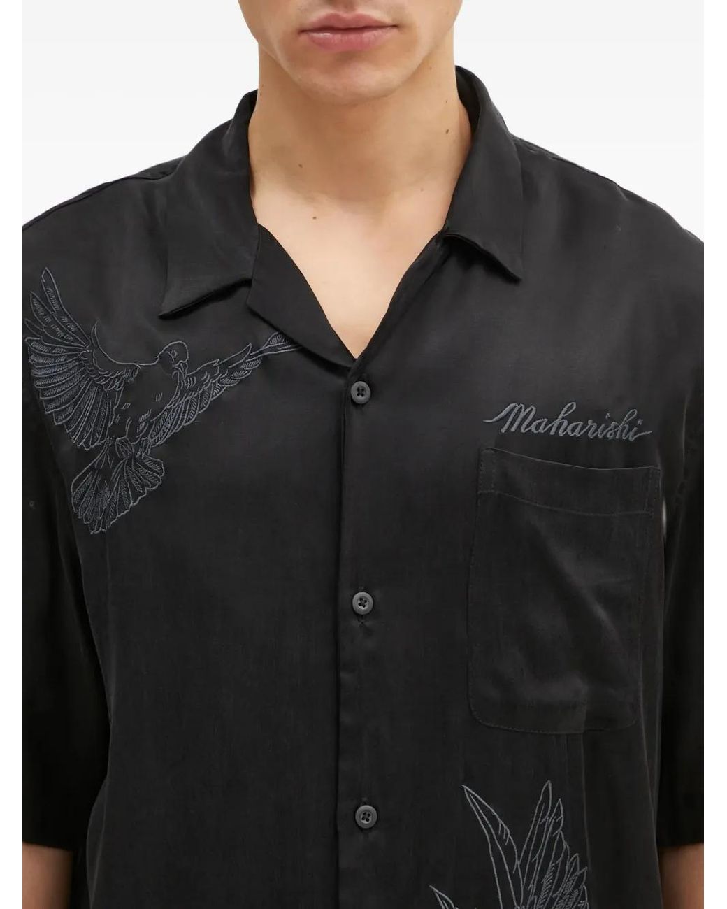 Maharishi Black Pocket Shirt for men