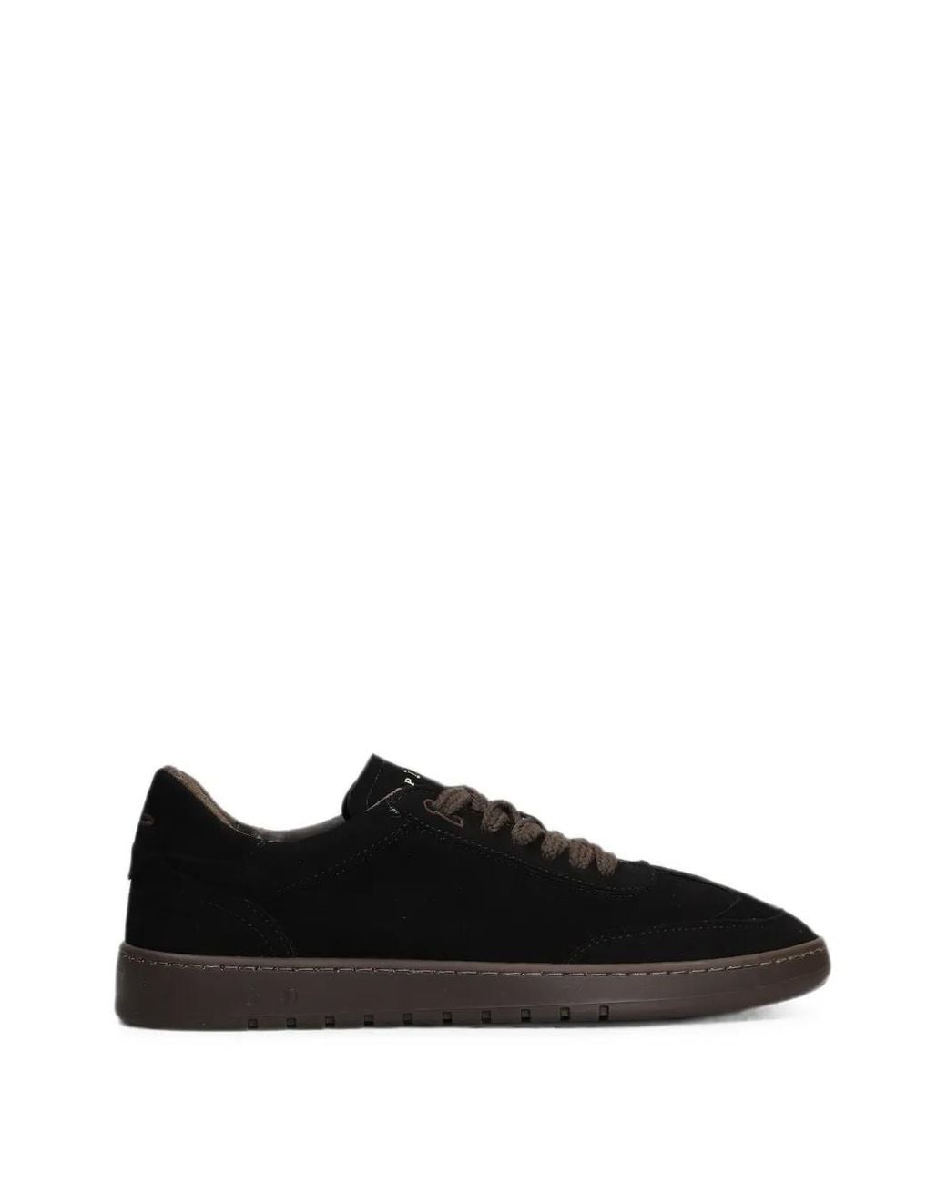 PIUMESTUDIO Black Suede Sneakers for men