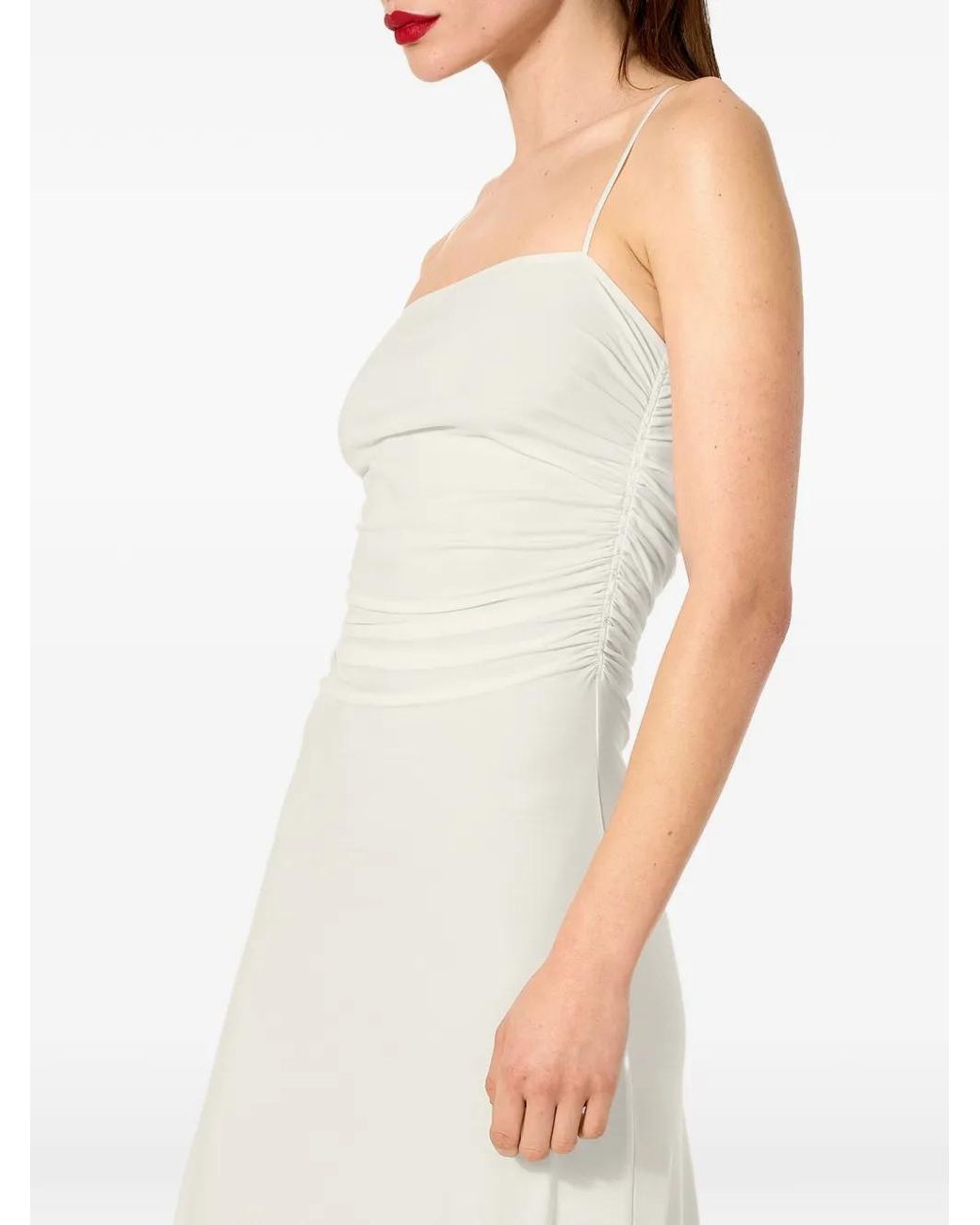 Wolford White Summer Flow Spaghetti-Strap Maxi Dress