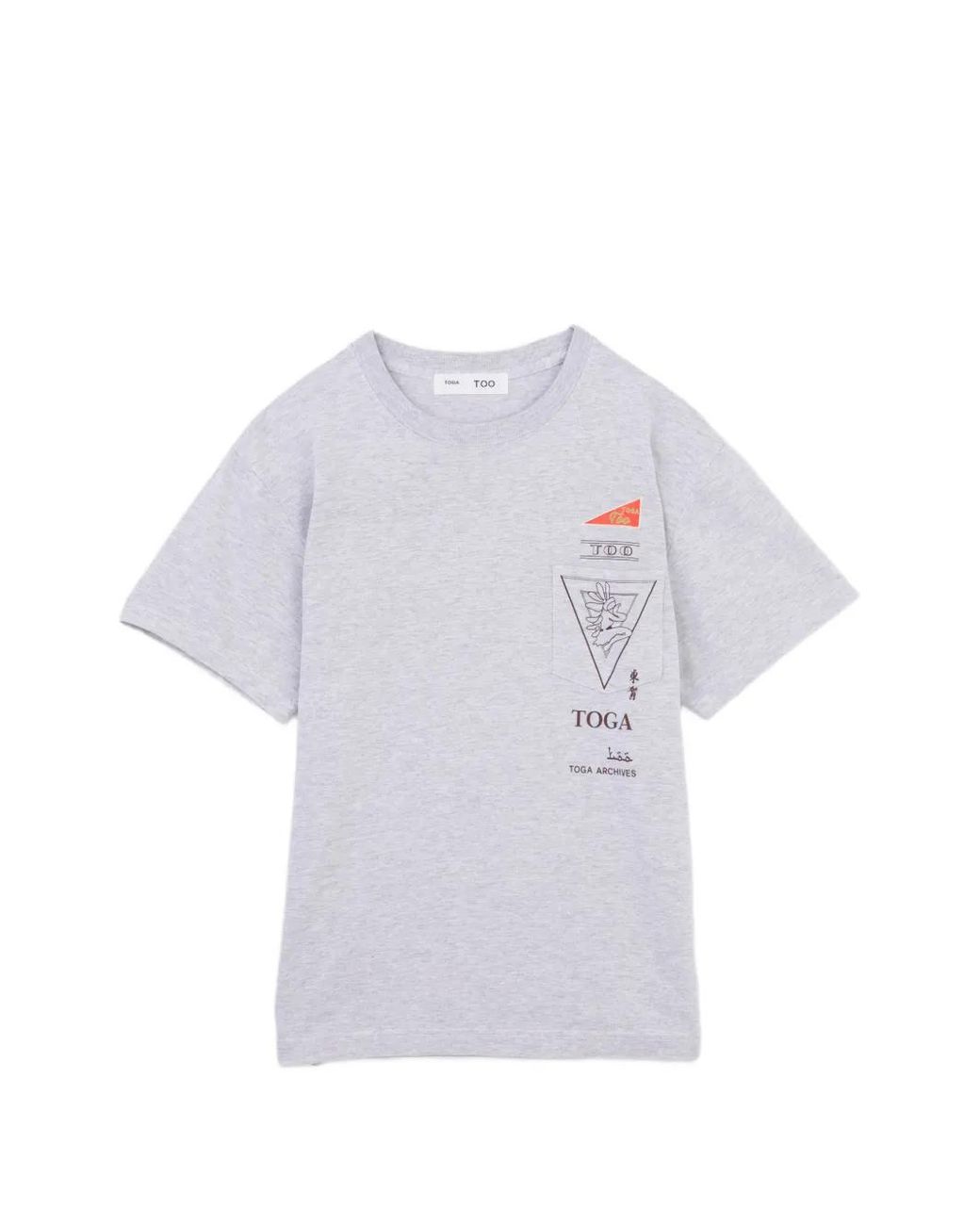 Toga White T-Shirt À Imprimé Graphique for men