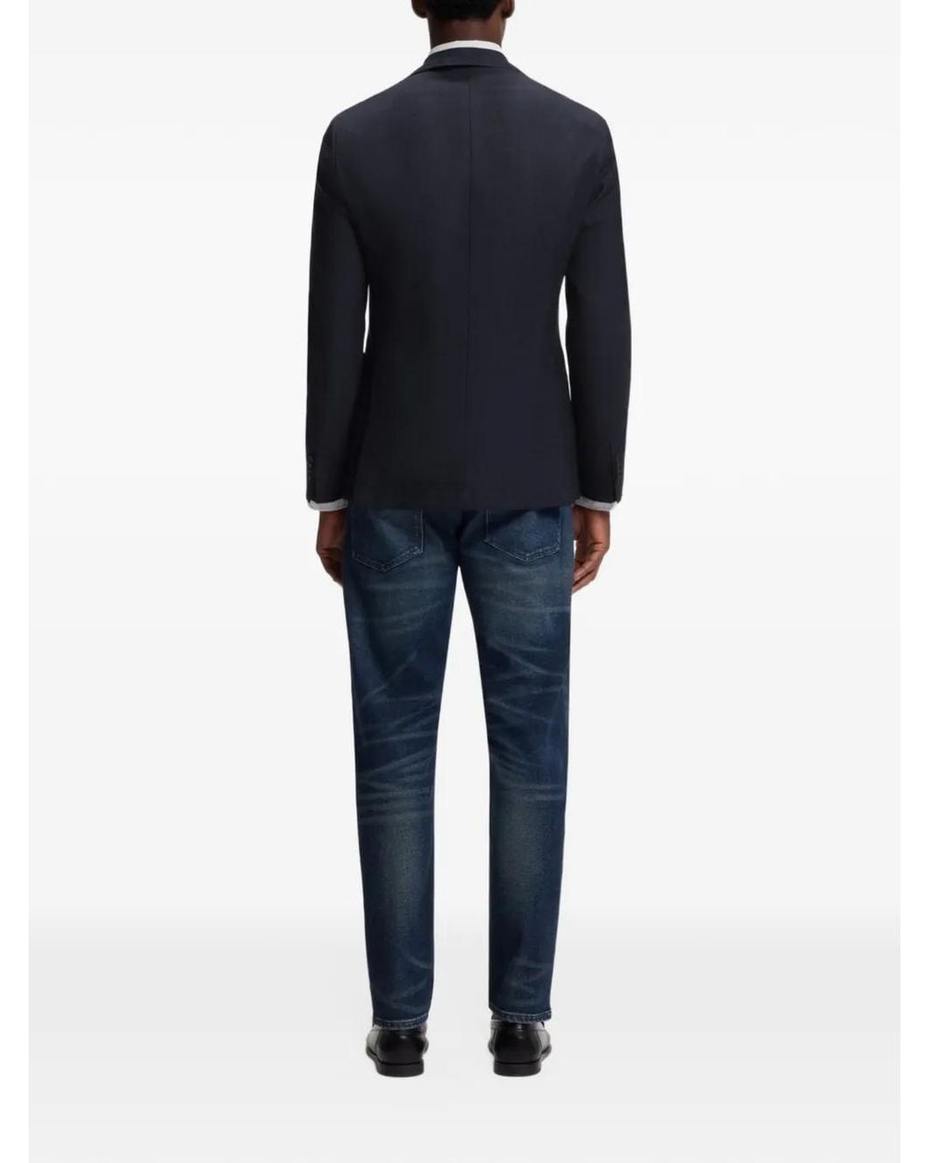 Boss Blue Slim-Fit Jacket for men