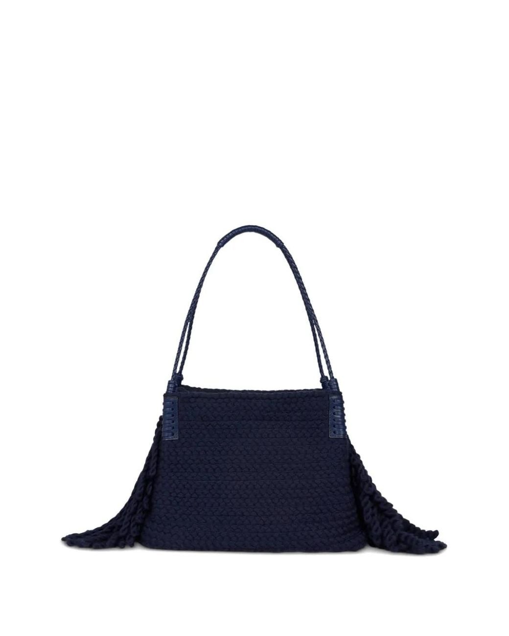 Etro Blue Small Libra Tote Bag