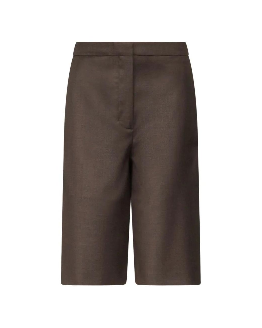 Loulou de Saison Black Robi Straight-Fit Shorts