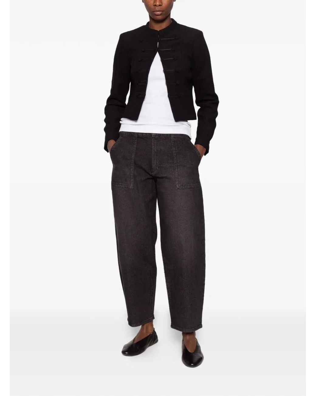 BETTY&CO Black Patch-Pocket Jeans