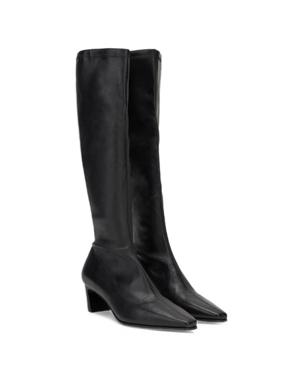 Stuart Weitzman Black Stassi Stretch Boots
