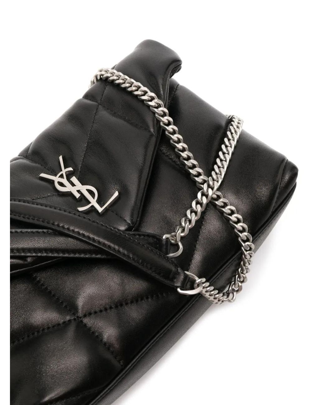 Saint Laurent Black Toy Puffer Bag