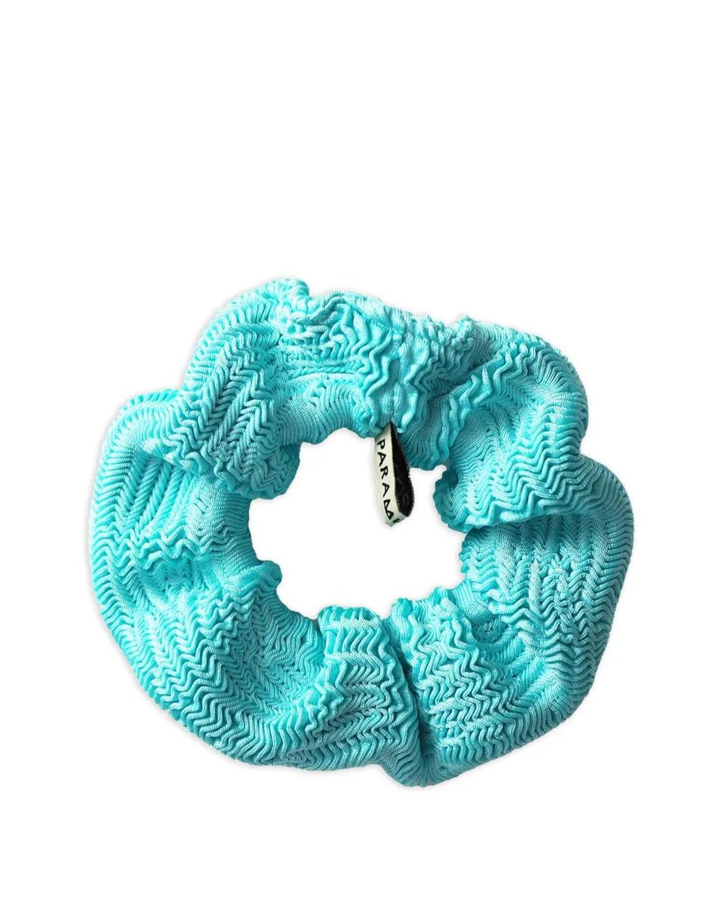 Paramidonna Blue Textured Scrunchie