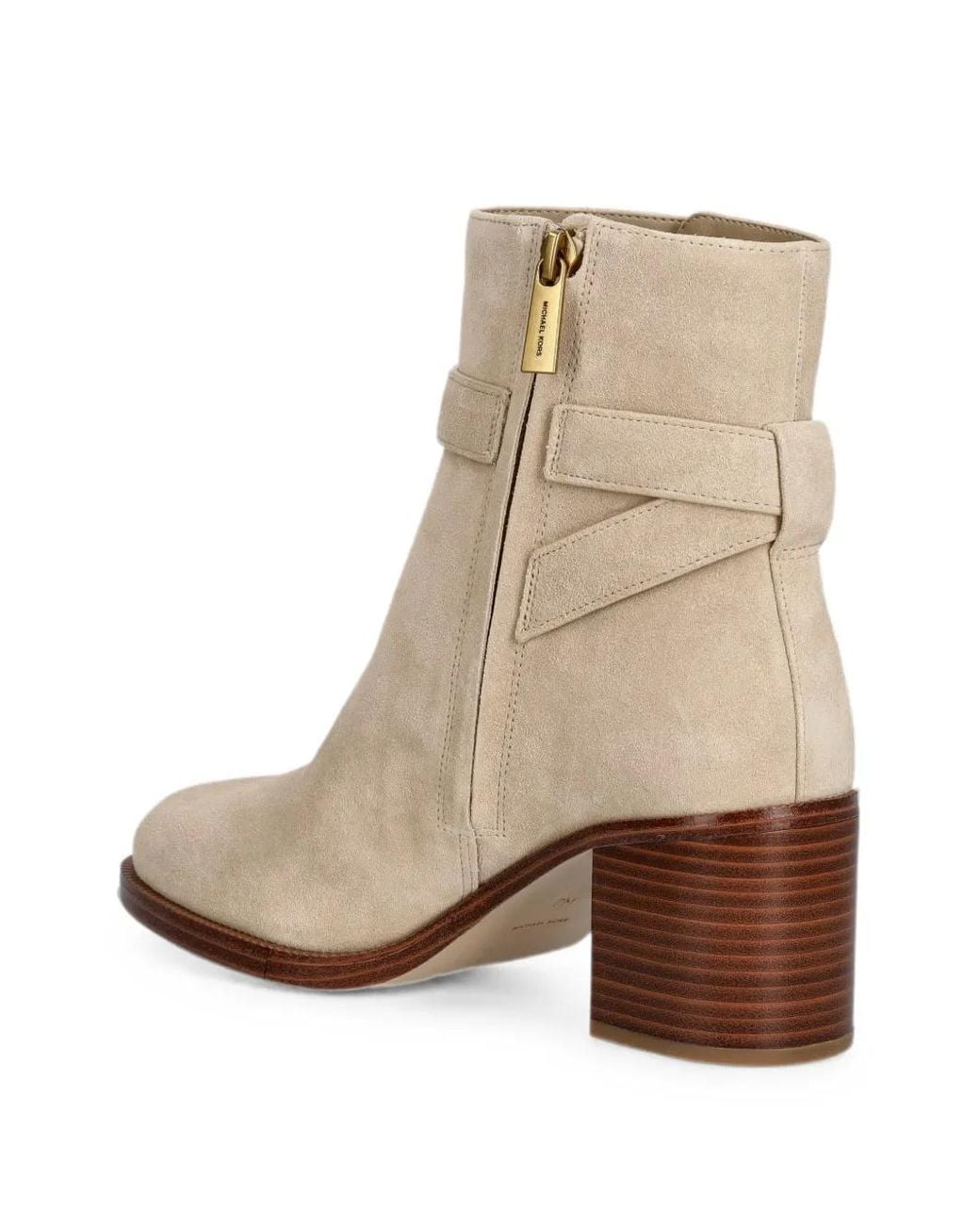 MICHAEL Michael Kors Natural Bottines Rachel En Daim À Boucle