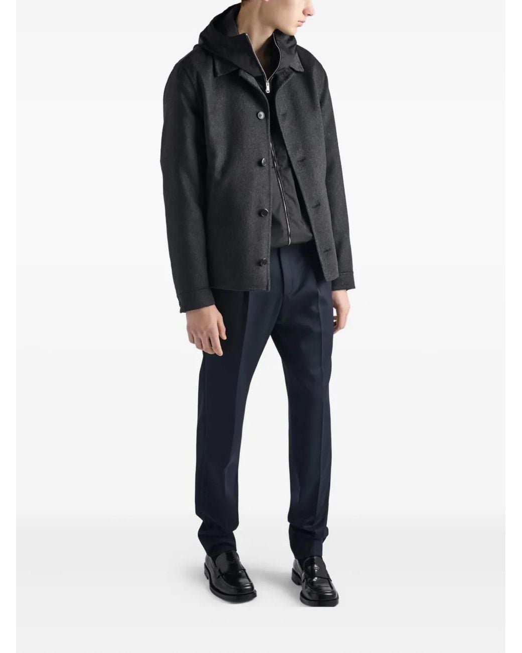 Prada Black Re-Nylon Jacket for men