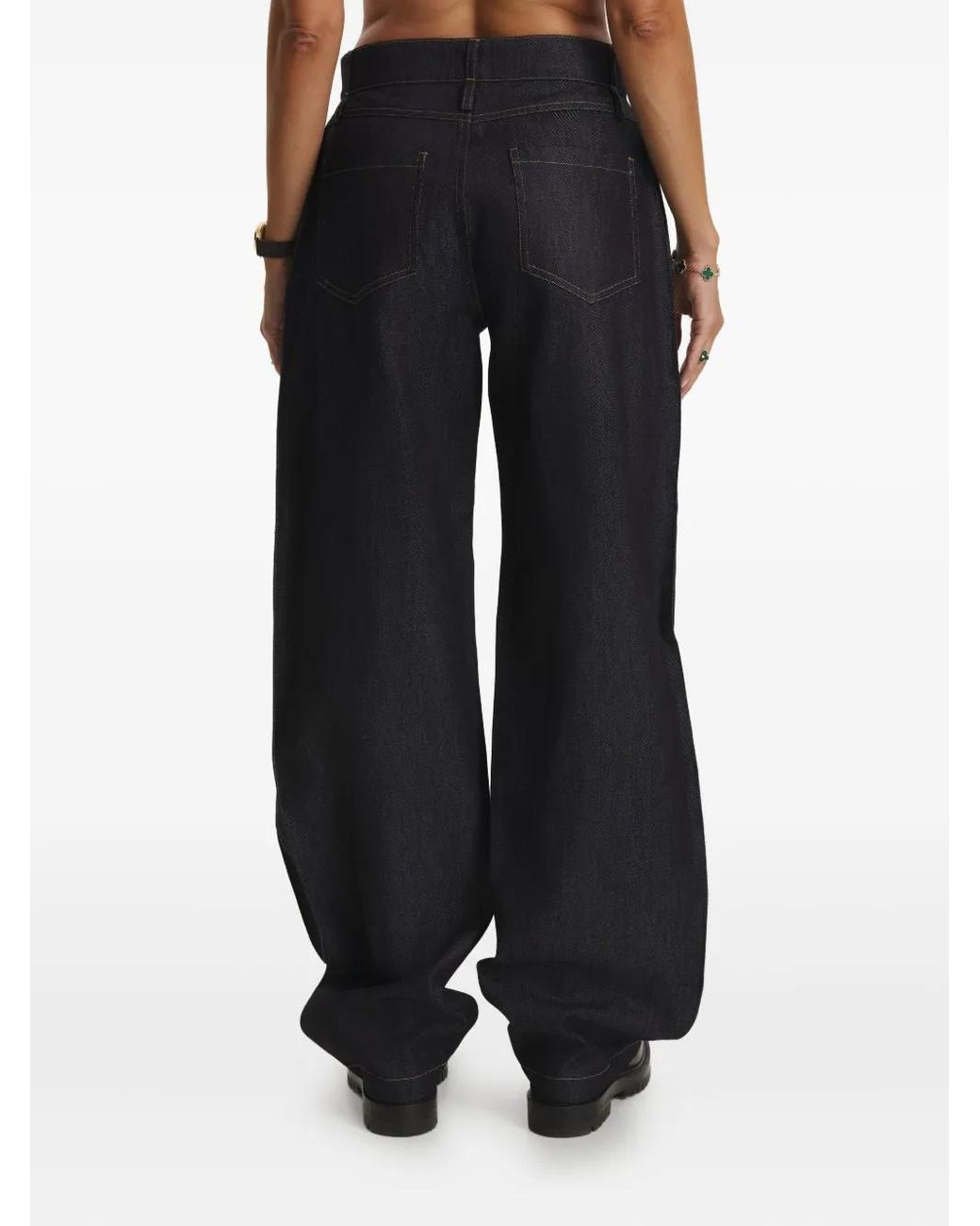 CuAnna Jeans Met Verborgen Sluiting in het Blue