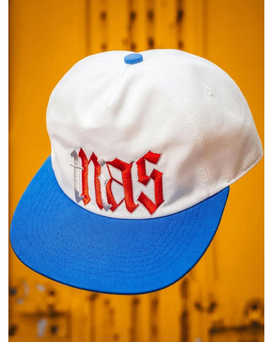 SAINT Mxxxxxx White Nas Embroidered Baseball Cap for men