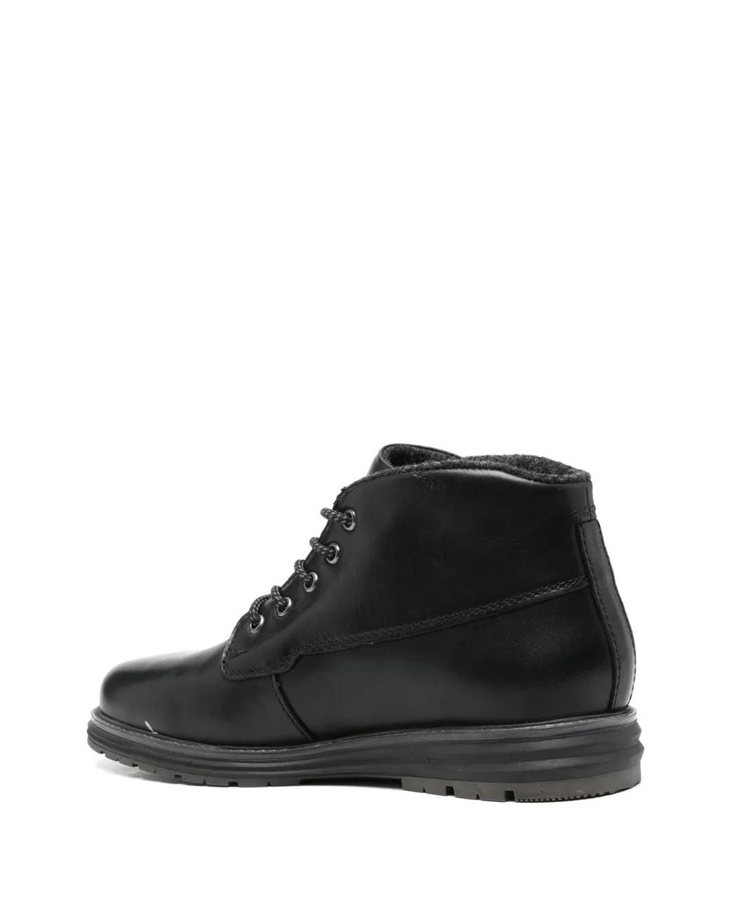 Bugatti Black Pako Evo Leather Boots for men