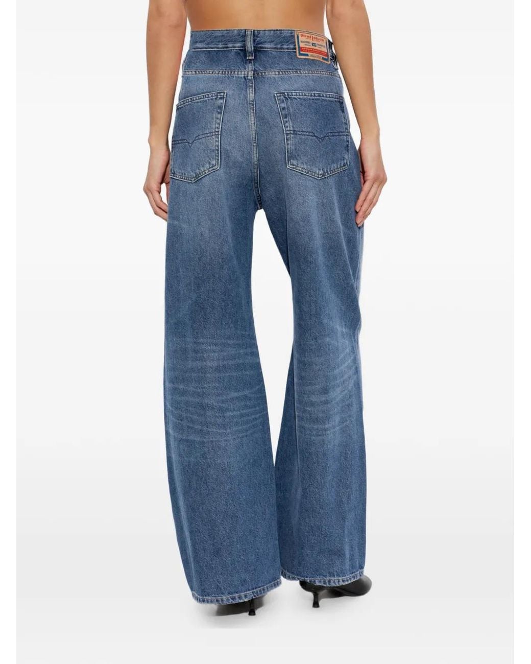 DIESEL Blue 1996 D-Sire Distressed Jeans