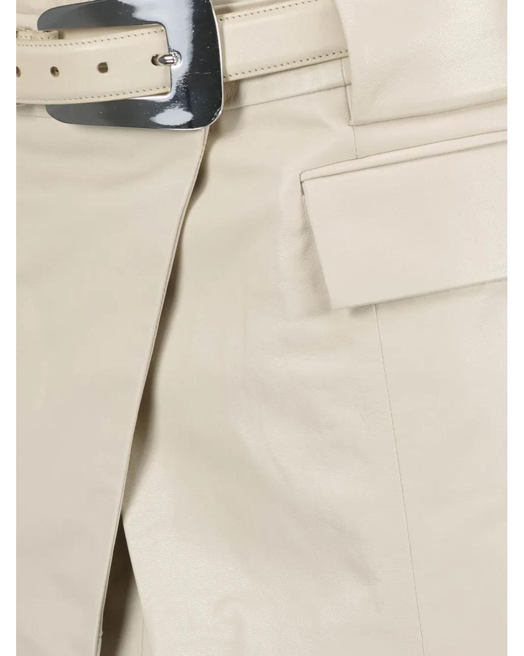 IRO Mini-Rok Met Ceintuur in het Natural