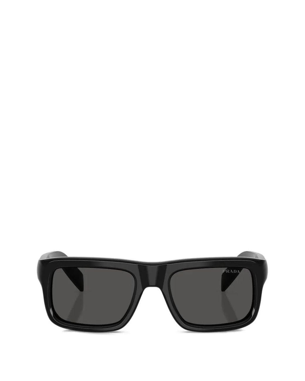 Prada Black Square-Frame Sunglasses
