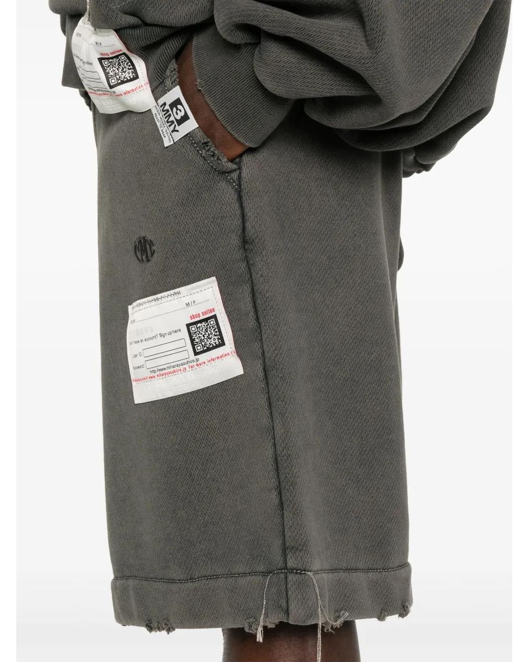 Maison Mihara Yasuhiro Gray Amateur Sewn Shorts for men