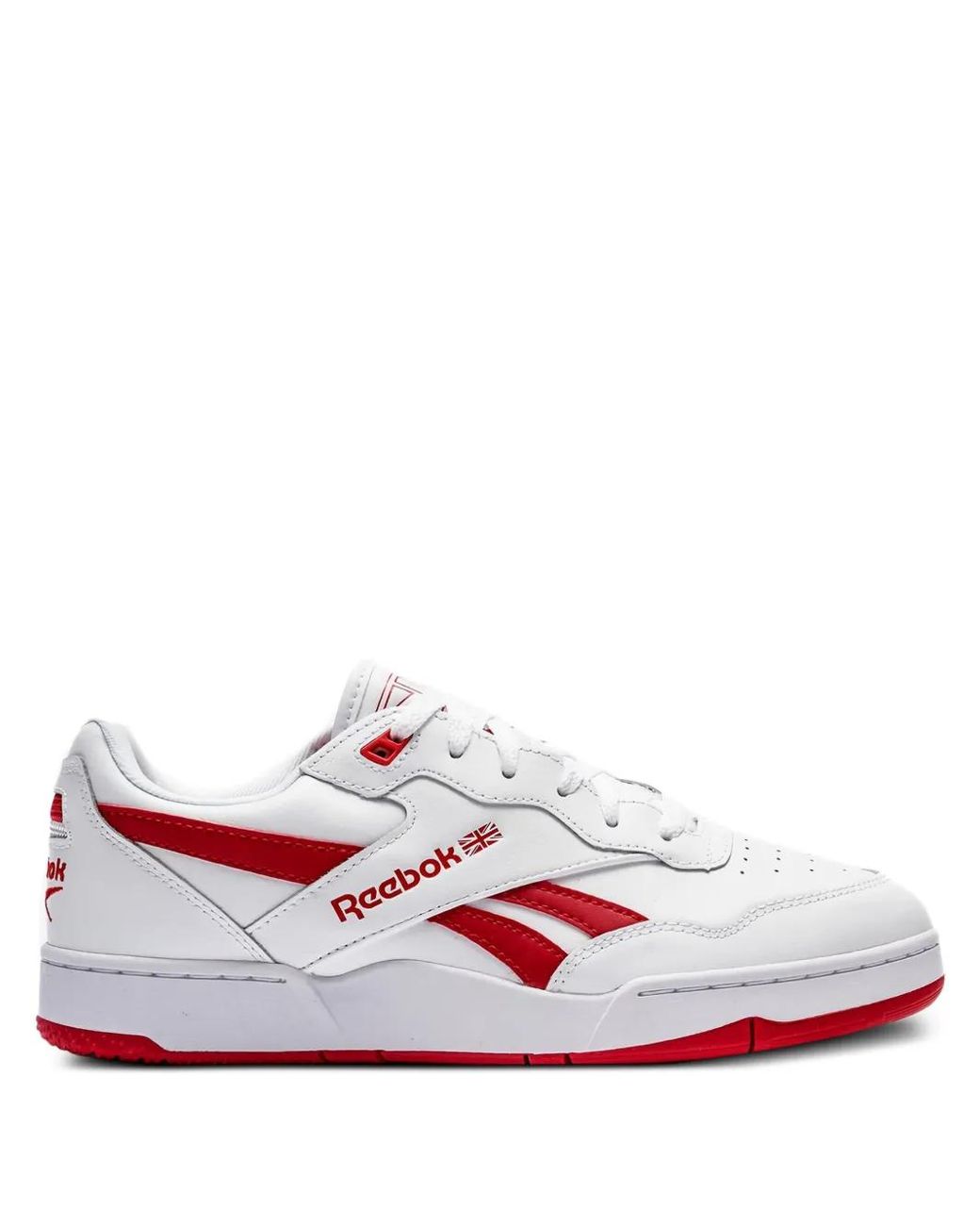 Reebok White Bb 4000 Ii /Vector" Sneakers for men