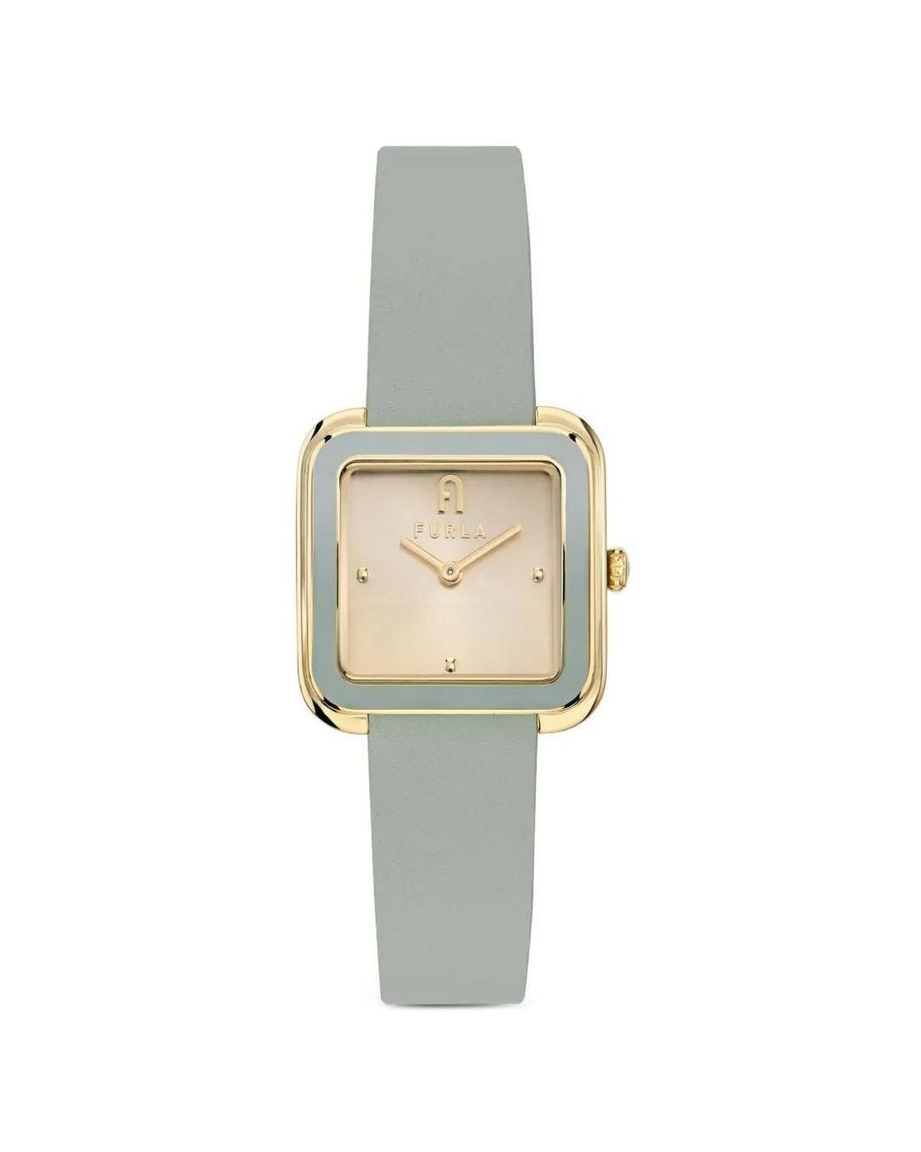Furla White Diamante 28Mm Watch