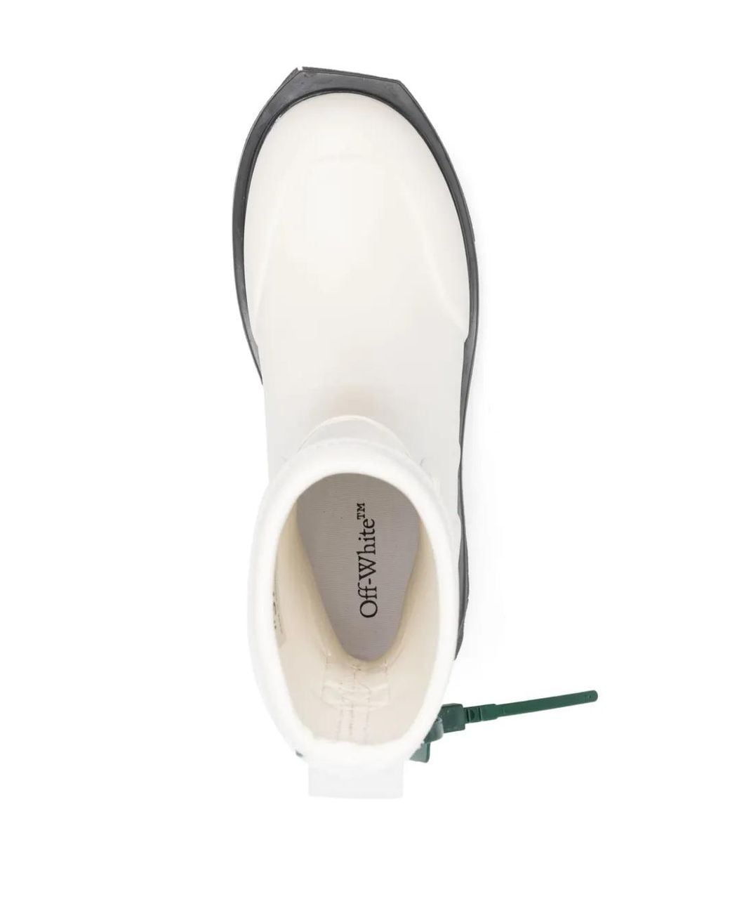 Off-White c/o Virgil Abloh White Off- Sponge Rubber Rainboot Boots, /, 100% Rubber