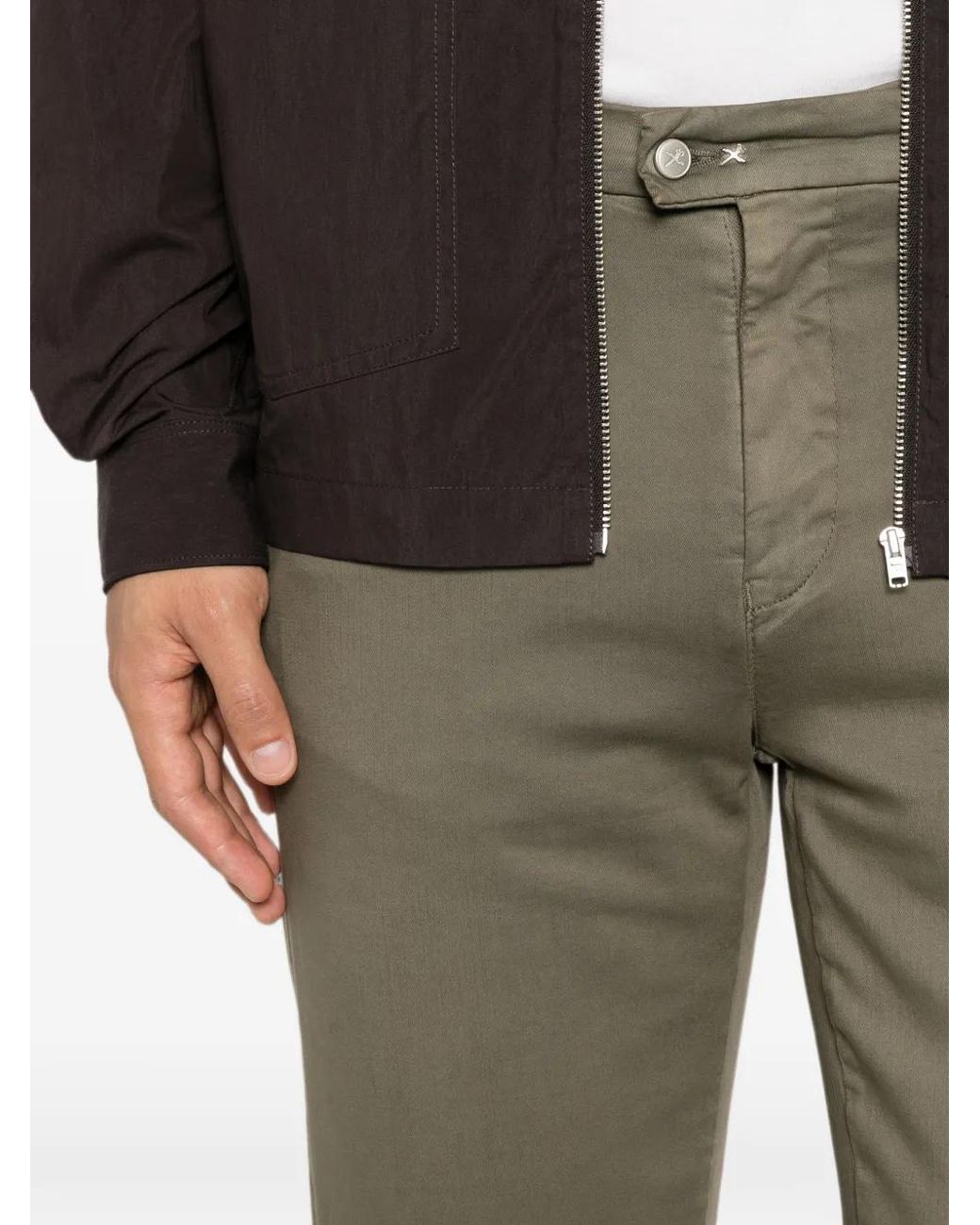 Sartoria Tramarossa Gray Pantalon Luis À Coupe Slim for men