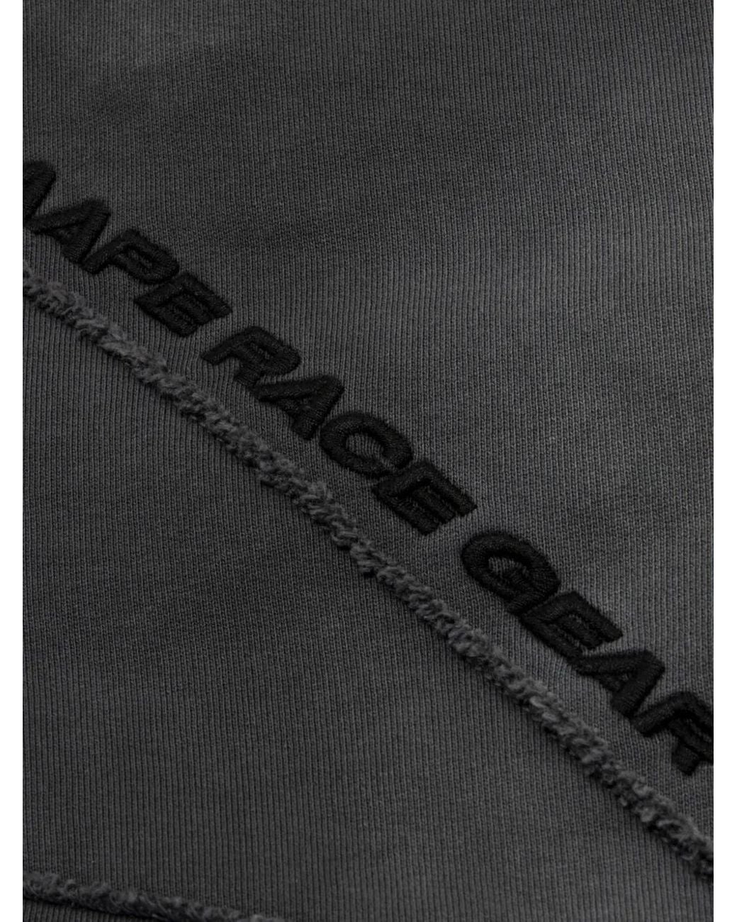 Aape By A Bathing Ape Gray Star Patch Trousers for men