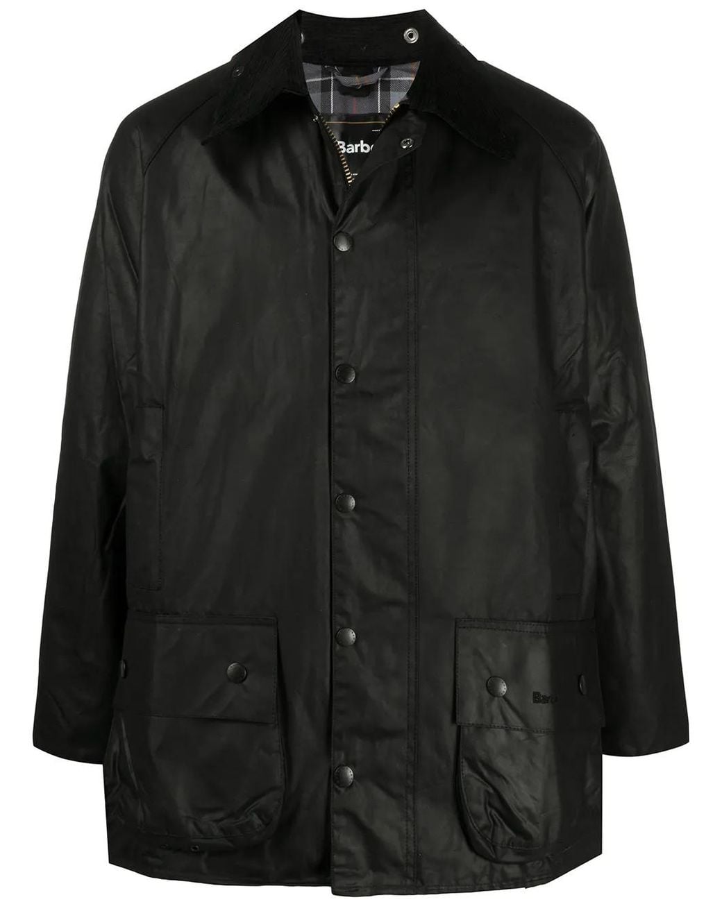 Barbour Black Beaufort Wax Jacket