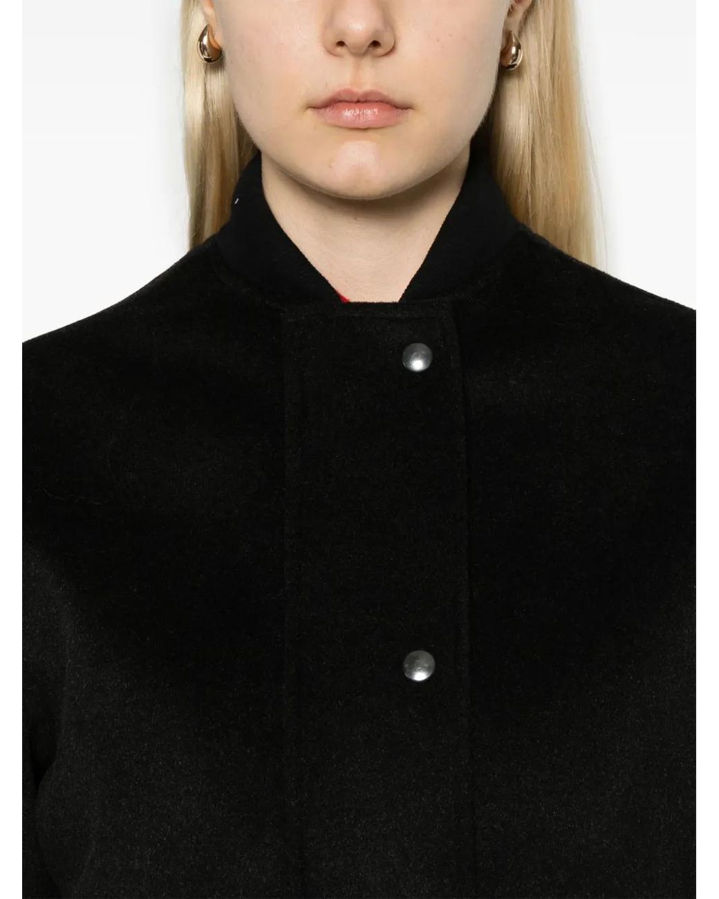Blanca Vita Black Bari Bomber Jacket