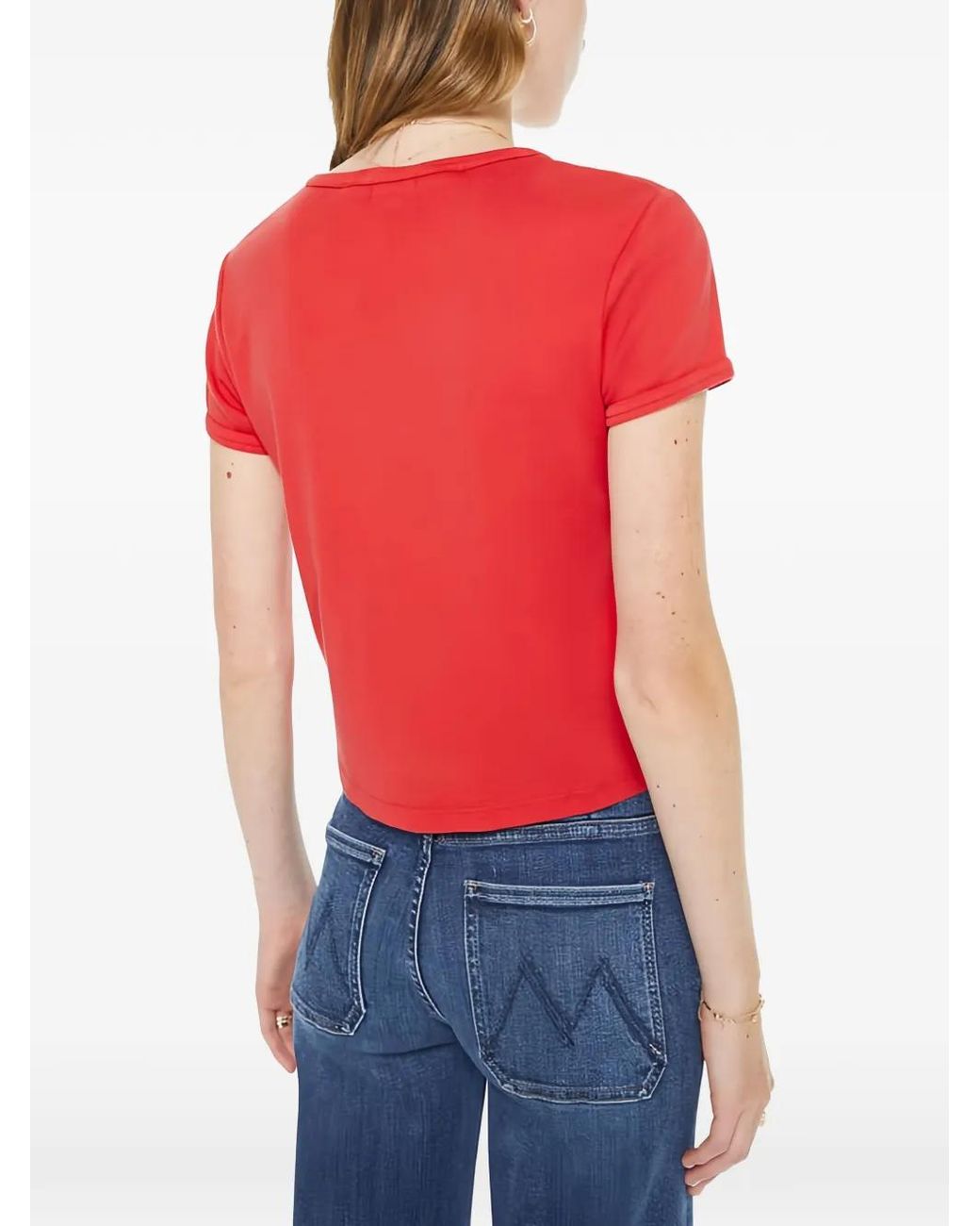 Mother Blue T-Shirt The Itty Bitty Ringer