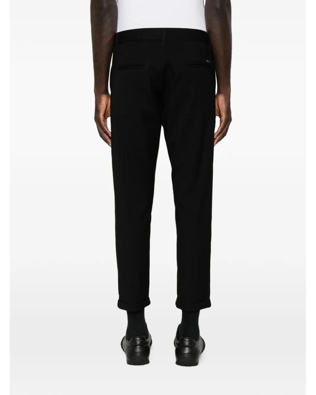 Imperial Black Pantalon Évasé À Boutonnière for men