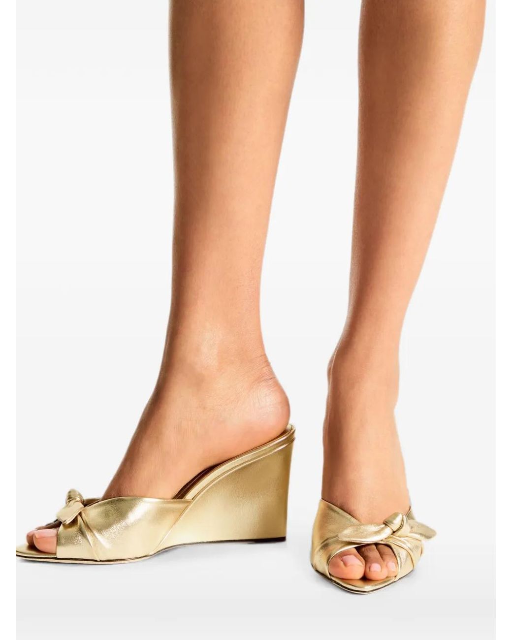 Jimmy Choo Natural Livi Wedge 85 Sandals