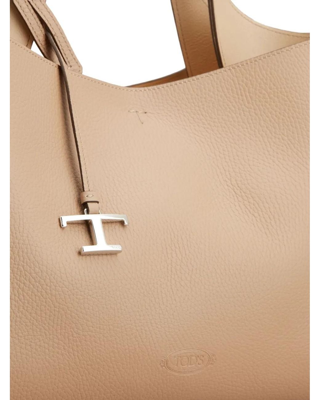 Tod's Natural T Timeless Medium Bag