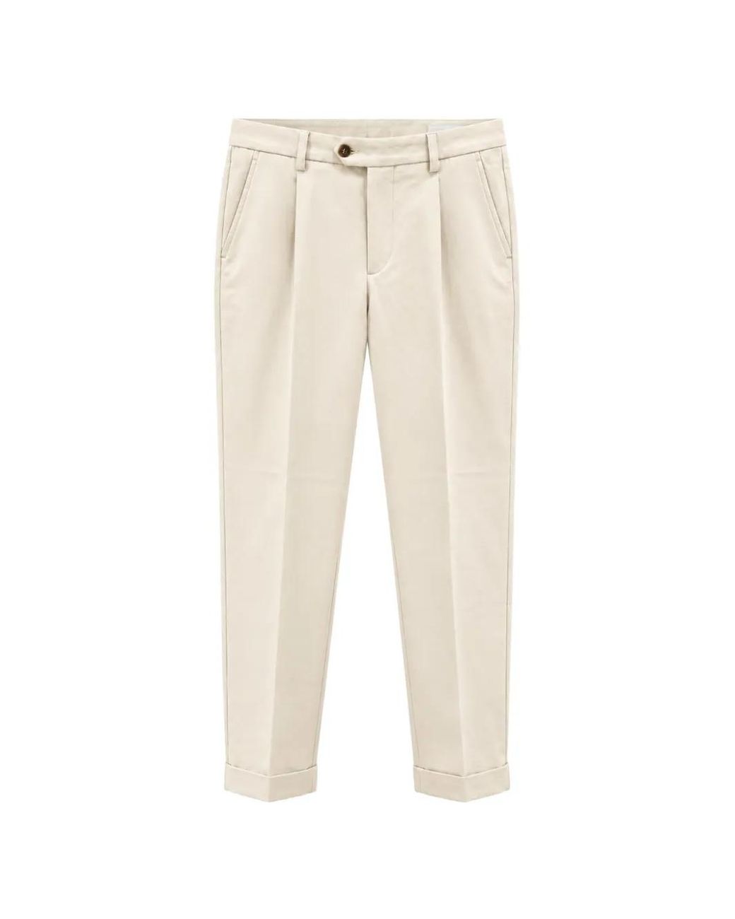 Pantalones Incipit Con Pinzas Devore de hombre de color Natural