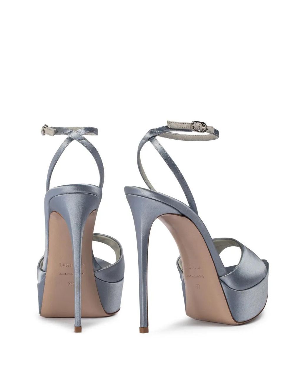 Le Silla Blue Uma Platform Sandals