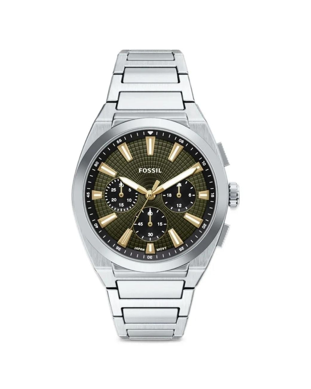 Fossil Metallic Everett 44Mm Watch for men